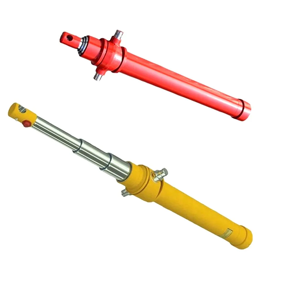 Cylindre hydraulique télescopique inversé de 12 tonnes