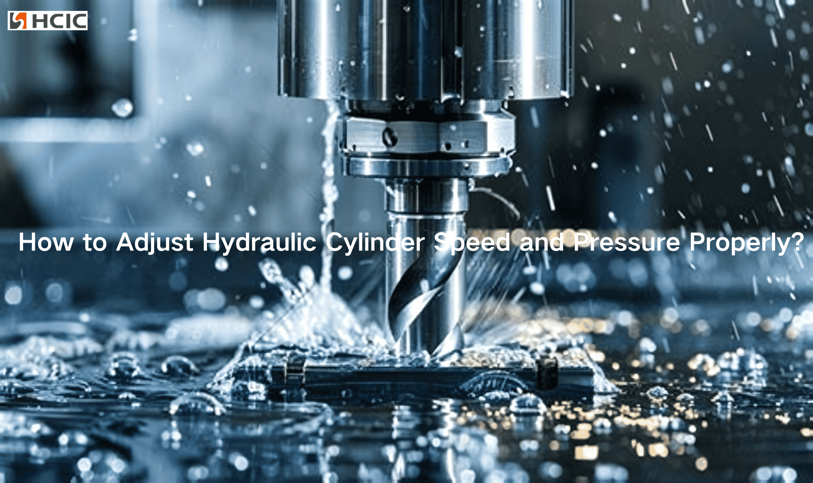 Comment régler correctement la vitesse et la pression du vérin hydraulique ?