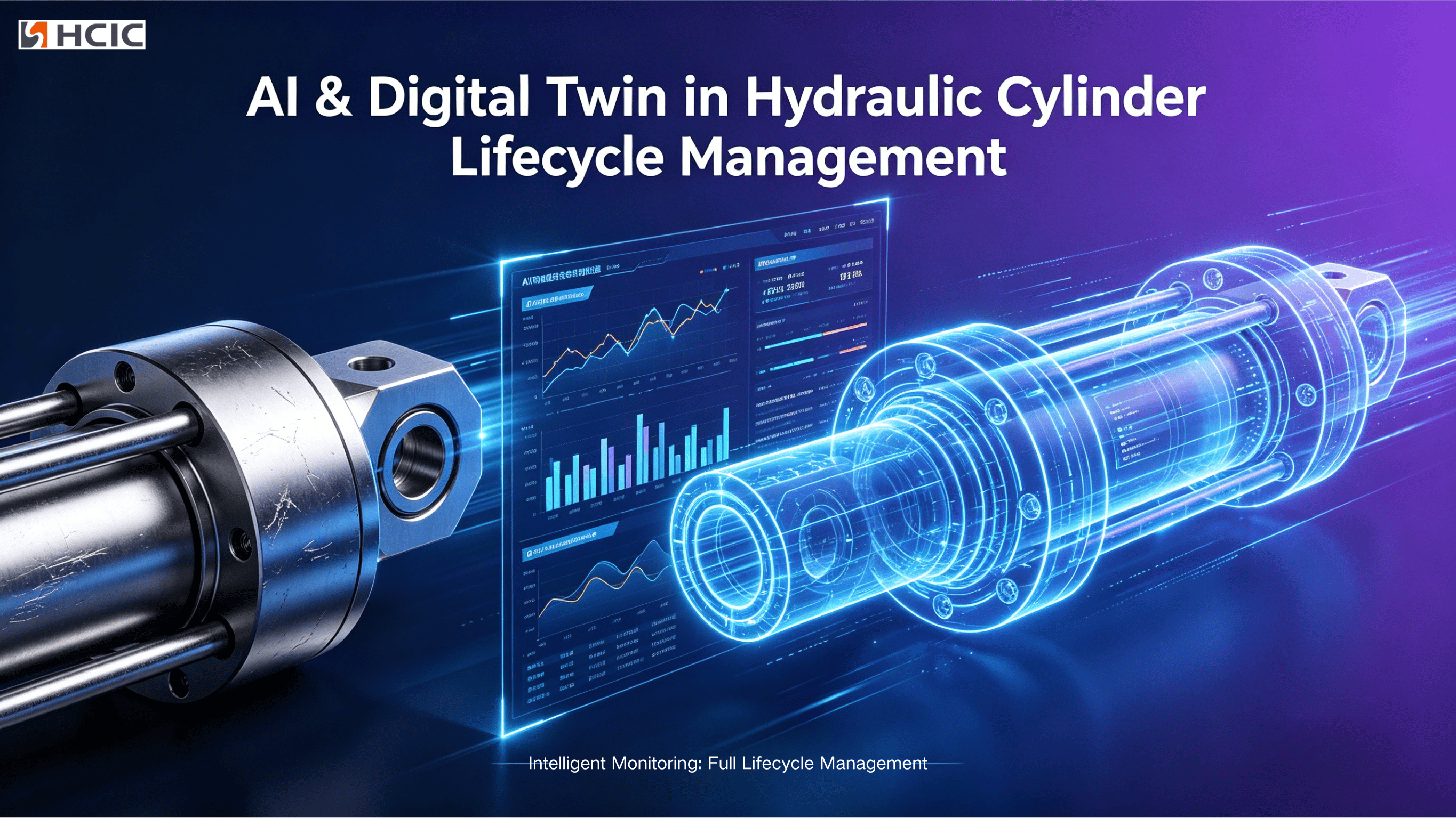 ​IA et jumeau numérique dans la gestion du cycle de vie des vérins hydrauliques