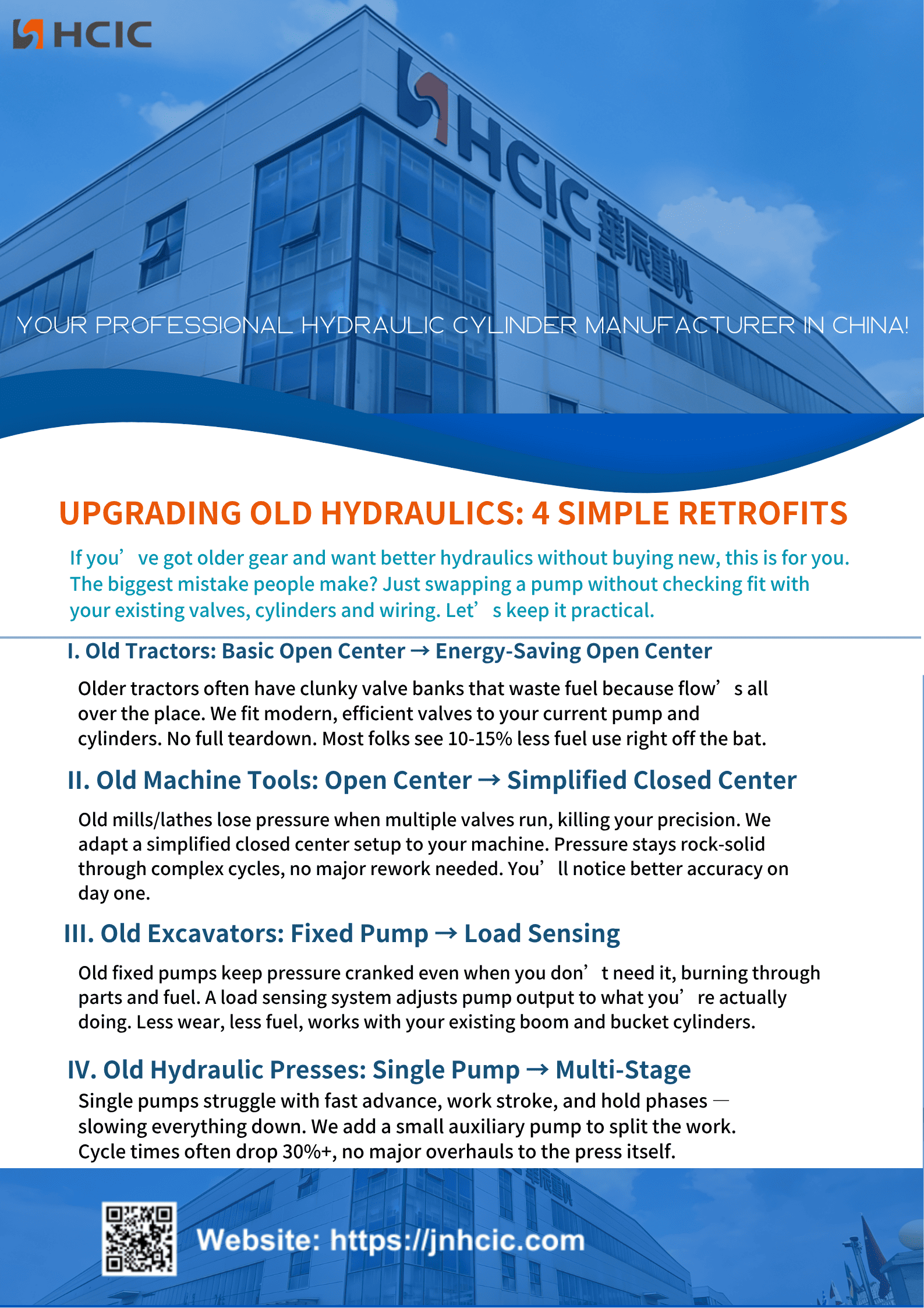 Mise à niveau de l'ancien système hydraulique : 4 rénovations simples