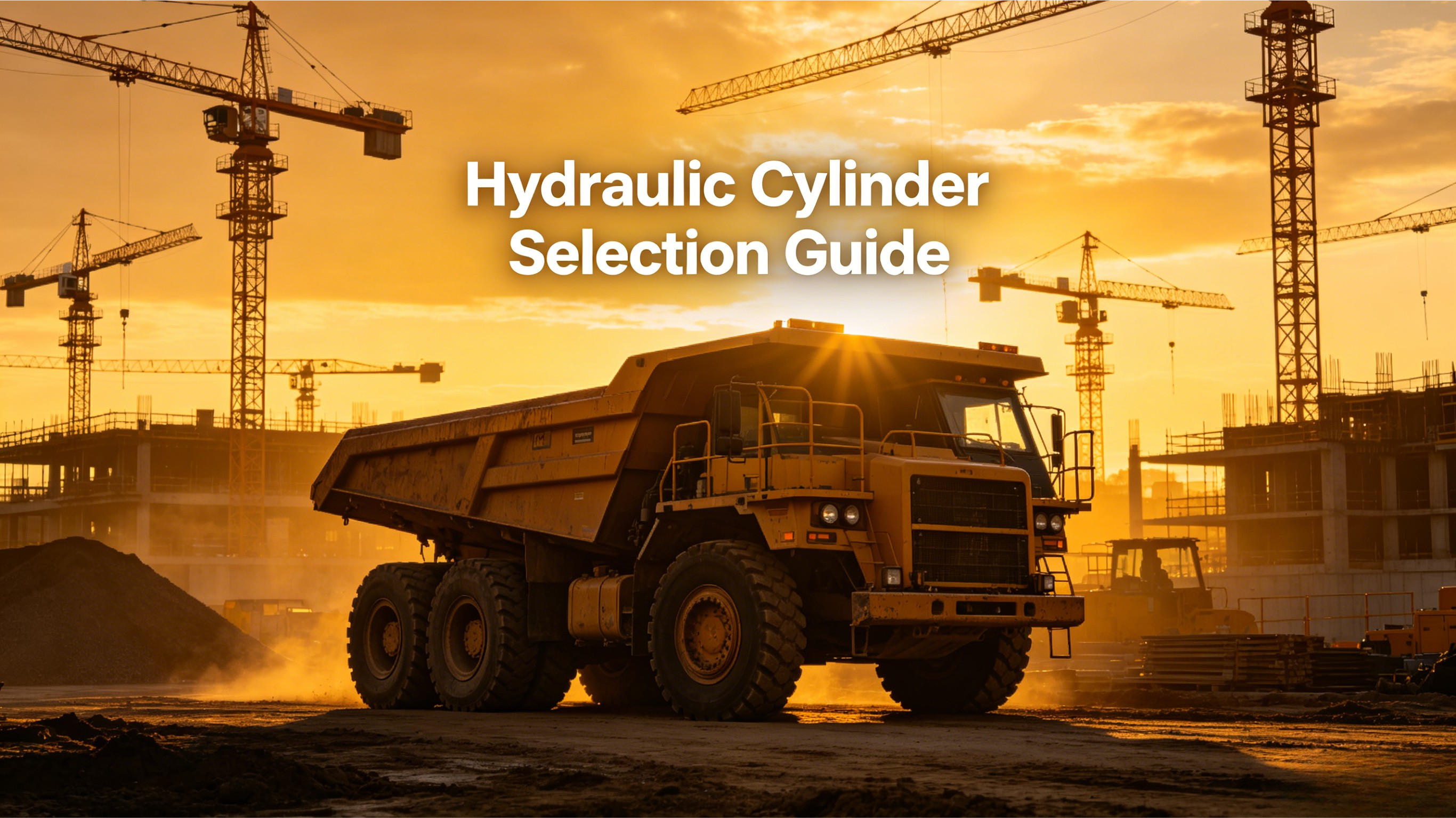 ​Guide de sélection de vérins hydrauliques très demandés