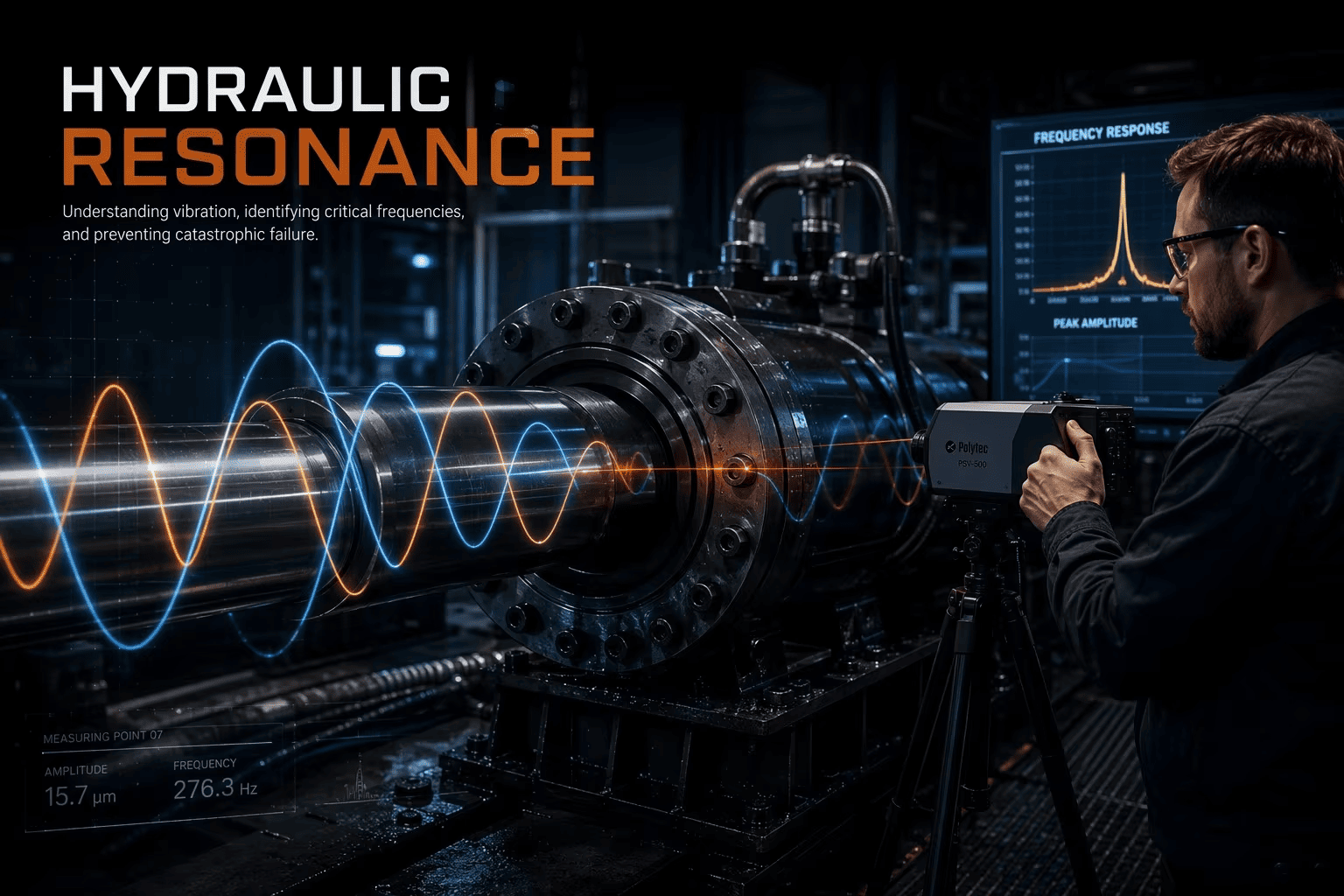 Résonance hydraulique : les secousses invisibles qui cassent les supports de cylindre