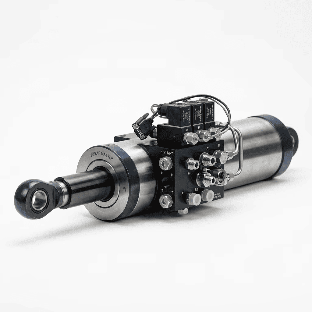 Vérins hydrauliques à soupape d'équilibrage intégrée