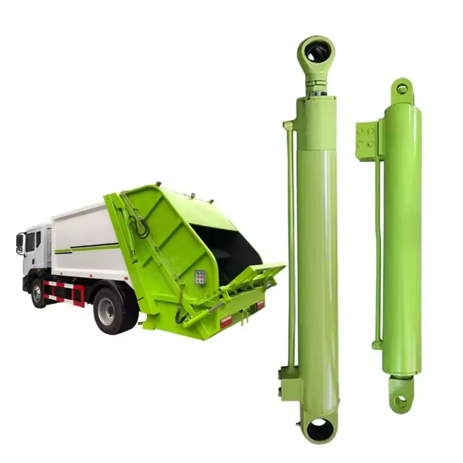 Cylindre coulissant de chargeur arrière pour camions à ordures