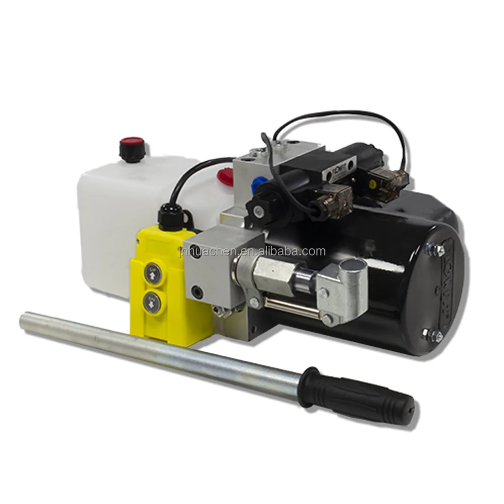 Groupe hydraulique à simple et double effet pour remorques à benne basculante