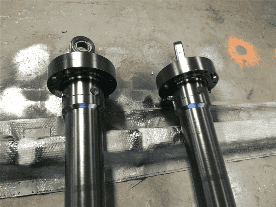 Cylindre de treuil de levage de remorque (4